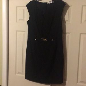 Calvin Klein Buckle/Zipper Dress